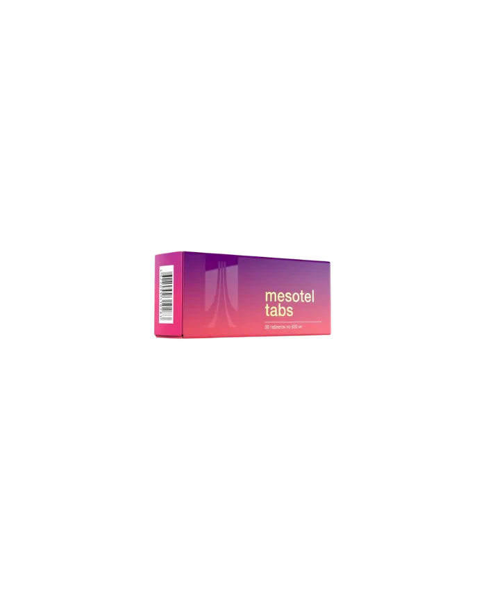 Balení tablet Mesotel